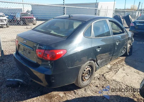 2009 Hyundai Elantra Gls from USA, damaged, VIN KMHDU46D29U710607